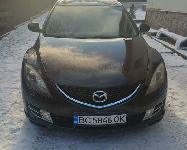 Черный Мазда 6, объемом двигателя 2 л и пробегом 241 тыс. км за 7000 $, фото 1 на Automoto.ua