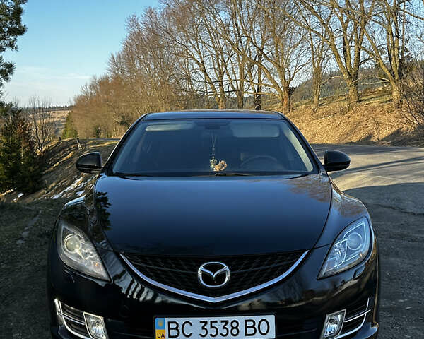 Черный Мазда 6, объемом двигателя 2 л и пробегом 290 тыс. км за 6300 $, фото 1 на Automoto.ua