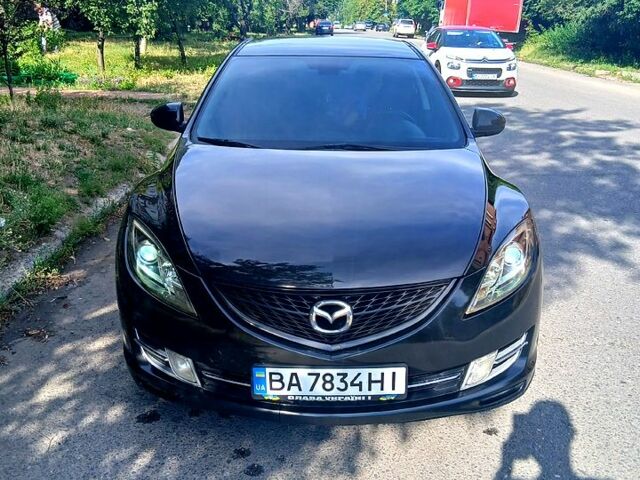Черный Мазда 6, объемом двигателя 2 л и пробегом 309 тыс. км за 5200 $, фото 1 на Automoto.ua
