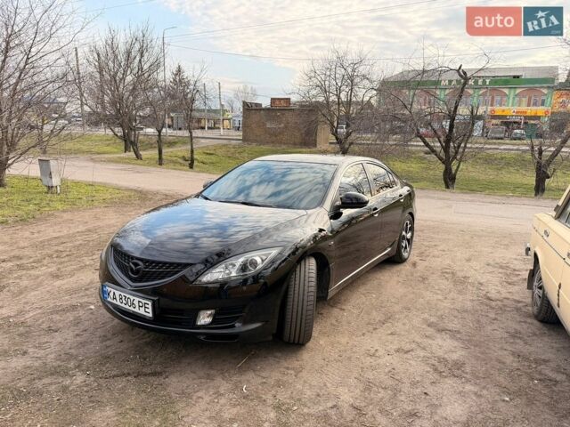 Черный Мазда 6, объемом двигателя 2.49 л и пробегом 215 тыс. км за 8000 $, фото 1 на Automoto.ua
