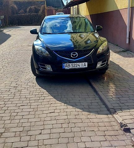 Черный Мазда 6, объемом двигателя 1.8 л и пробегом 280 тыс. км за 6800 $, фото 1 на Automoto.ua