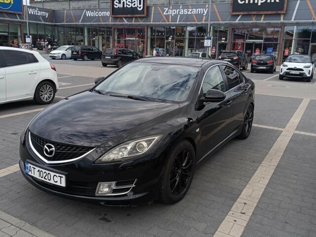 Черный Мазда 6, объемом двигателя 2 л и пробегом 235 тыс. км за 6281 $, фото 1 на Automoto.ua