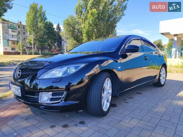 Черный Мазда 6, объемом двигателя 1.8 л и пробегом 250 тыс. км за 7199 $, фото 1 на Automoto.ua