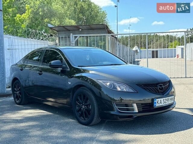 Черный Мазда 6, объемом двигателя 2 л и пробегом 299 тыс. км за 7000 $, фото 1 на Automoto.ua