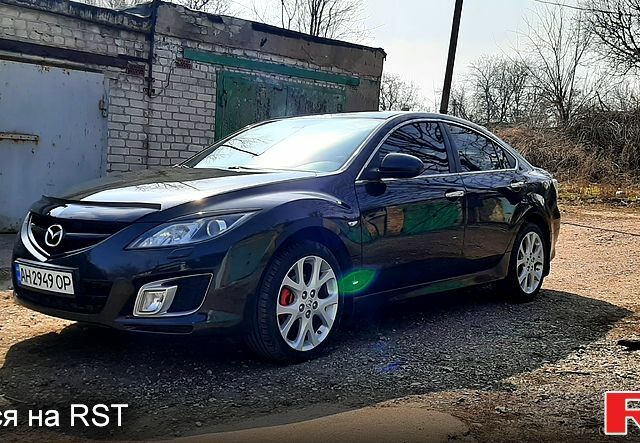 Черный Мазда 6, объемом двигателя 2.5 л и пробегом 194 тыс. км за 8500 $, фото 1 на Automoto.ua