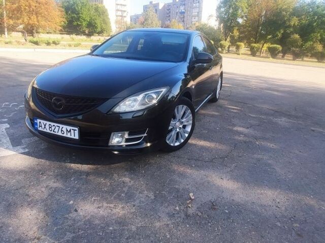 Черный Мазда 6, объемом двигателя 1.8 л и пробегом 215 тыс. км за 7200 $, фото 1 на Automoto.ua