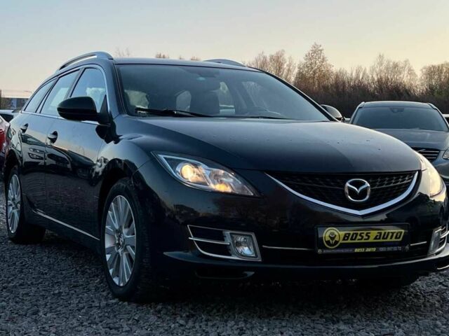 Черный Мазда 6, объемом двигателя 2 л и пробегом 190 тыс. км за 8399 $, фото 1 на Automoto.ua