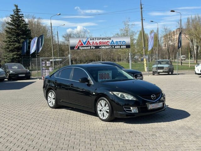 Черный Мазда 6, объемом двигателя 2 л и пробегом 241 тыс. км за 8400 $, фото 1 на Automoto.ua