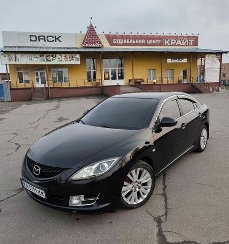 Черный Мазда 6, объемом двигателя 2 л и пробегом 321 тыс. км за 6800 $, фото 1 на Automoto.ua