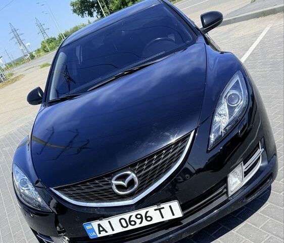 Чорний Мазда 6, об'ємом двигуна 2 л та пробігом 266 тис. км за 3950 $, фото 1 на Automoto.ua