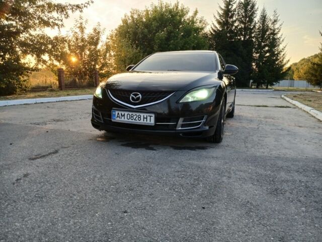 Чорний Мазда 6, об'ємом двигуна 2 л та пробігом 205 тис. км за 7400 $, фото 1 на Automoto.ua