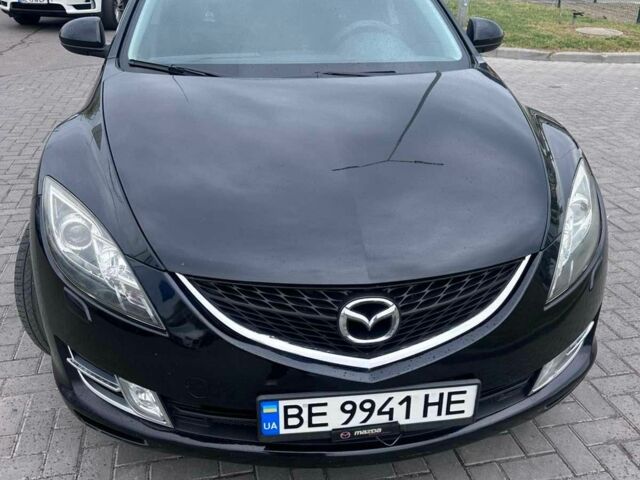 Черный Мазда 6, объемом двигателя 1.8 л и пробегом 190 тыс. км за 5700 $, фото 1 на Automoto.ua