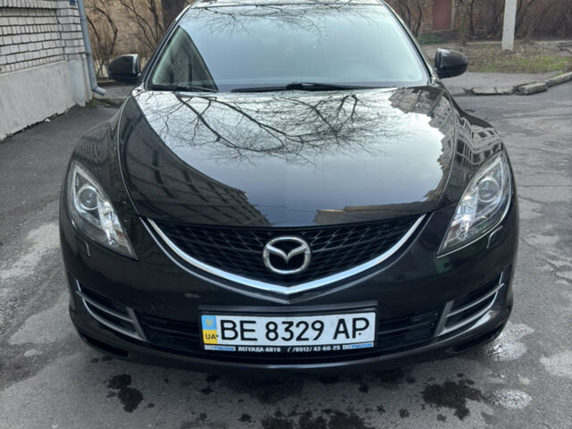 Черный Мазда 6, объемом двигателя 1.8 л и пробегом 157 тыс. км за 7600 $, фото 1 на Automoto.ua