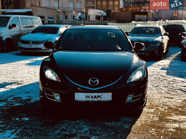 Черный Мазда 6, объемом двигателя 2 л и пробегом 176 тыс. км за 7800 $, фото 1 на Automoto.ua