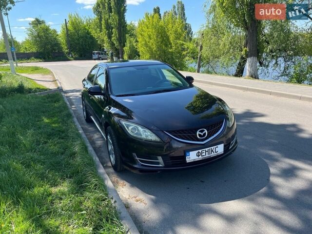 Черный Мазда 6, объемом двигателя 2 л и пробегом 203 тыс. км за 6500 $, фото 1 на Automoto.ua