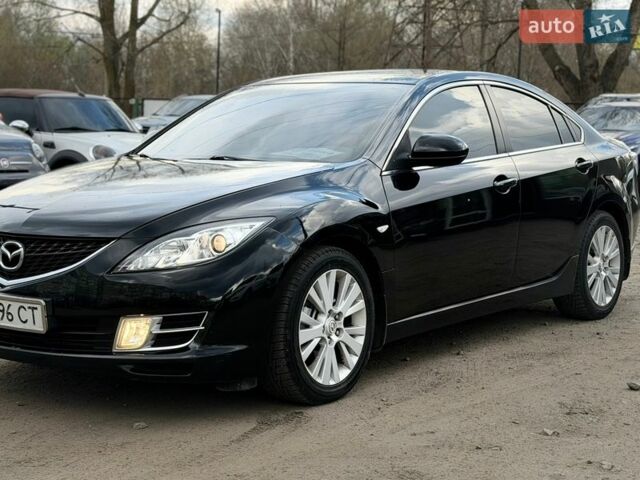Черный Мазда 6, объемом двигателя 1.8 л и пробегом 137 тыс. км за 7300 $, фото 1 на Automoto.ua