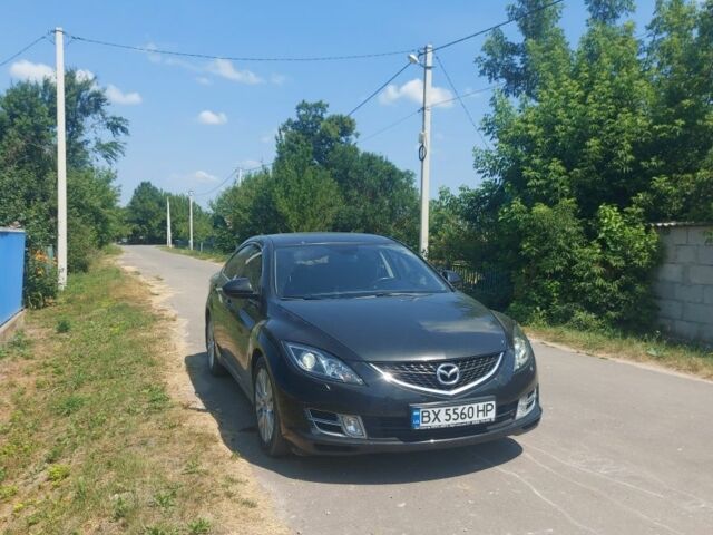 Черный Мазда 6, объемом двигателя 2 л и пробегом 204 тыс. км за 6999 $, фото 1 на Automoto.ua