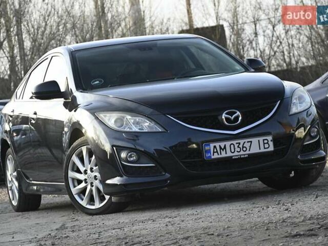 Черный Мазда 6, объемом двигателя 2.2 л и пробегом 321 тыс. км за 7500 $, фото 1 на Automoto.ua