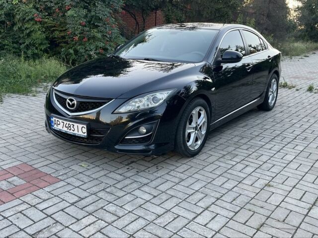 Черный Мазда 6, объемом двигателя 2 л и пробегом 162 тыс. км за 8295 $, фото 1 на Automoto.ua