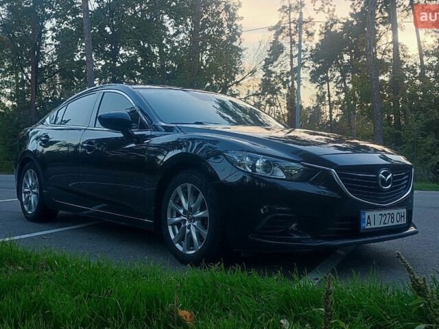 Черный Мазда 6, объемом двигателя 2.49 л и пробегом 223 тыс. км за 11500 $, фото 1 на Automoto.ua