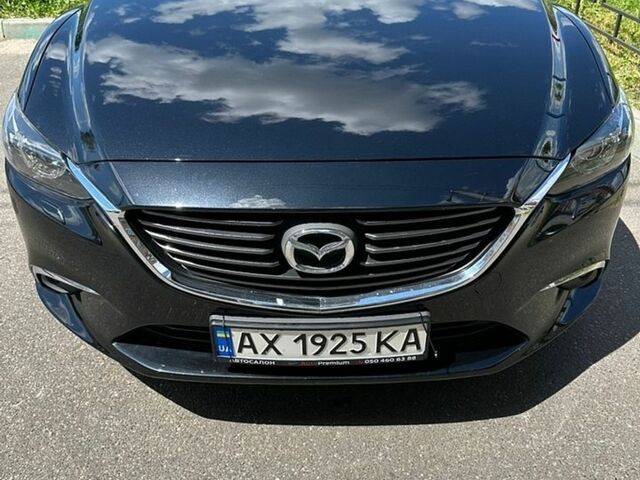 Черный Мазда 6, объемом двигателя 2.2 л и пробегом 160 тыс. км за 13500 $, фото 1 на Automoto.ua