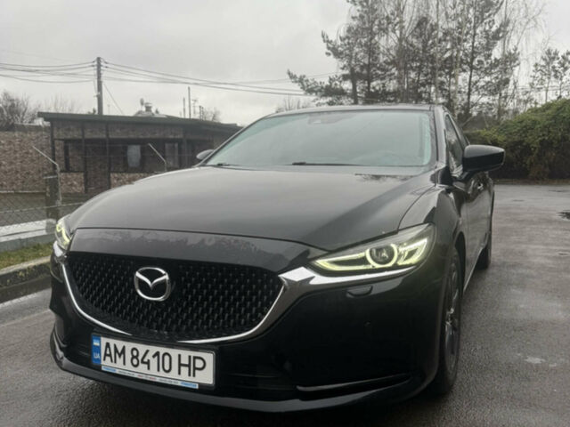 Черный Мазда 6, объемом двигателя 2 л и пробегом 63 тыс. км за 18500 $, фото 1 на Automoto.ua