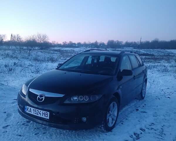 Чорний Мазда 6, об'ємом двигуна 2 л та пробігом 375 тис. км за 2300 $, фото 1 на Automoto.ua