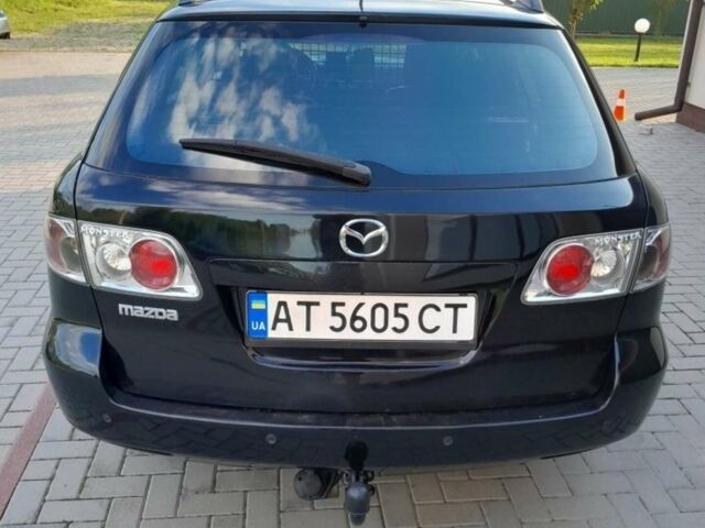 Черный Мазда 6, объемом двигателя 2 л и пробегом 270 тыс. км за 4200 $, фото 1 на Automoto.ua