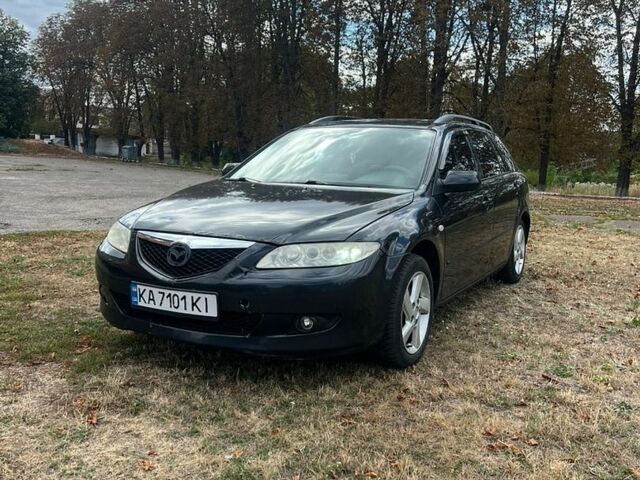Черный Мазда 6, объемом двигателя 2 л и пробегом 333 тыс. км за 2650 $, фото 1 на Automoto.ua
