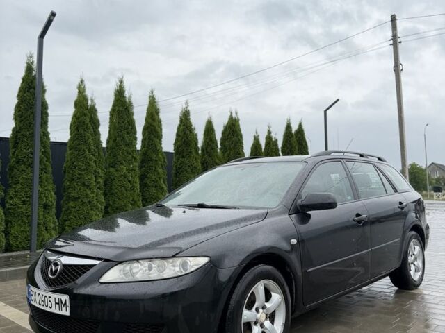 Черный Мазда 6, объемом двигателя 2 л и пробегом 270 тыс. км за 3700 $, фото 1 на Automoto.ua