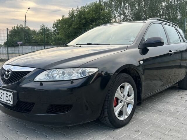 Черный Мазда 6, объемом двигателя 2 л и пробегом 340 тыс. км за 3300 $, фото 1 на Automoto.ua