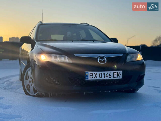 Черный Мазда 6, объемом двигателя 1.8 л и пробегом 237 тыс. км за 3400 $, фото 1 на Automoto.ua