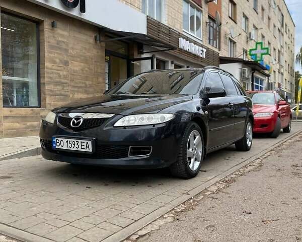 Чорний Мазда 6, об'ємом двигуна 2 л та пробігом 184 тис. км за 4300 $, фото 1 на Automoto.ua