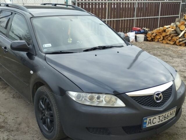 Чорний Мазда 6, об'ємом двигуна 2 л та пробігом 390 тис. км за 3150 $, фото 1 на Automoto.ua