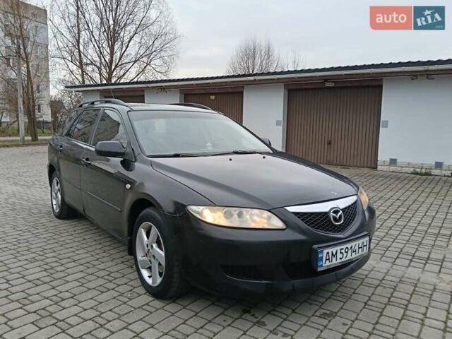 Чорний Мазда 6, об'ємом двигуна 2 л та пробігом 250 тис. км за 1950 $, фото 1 на Automoto.ua