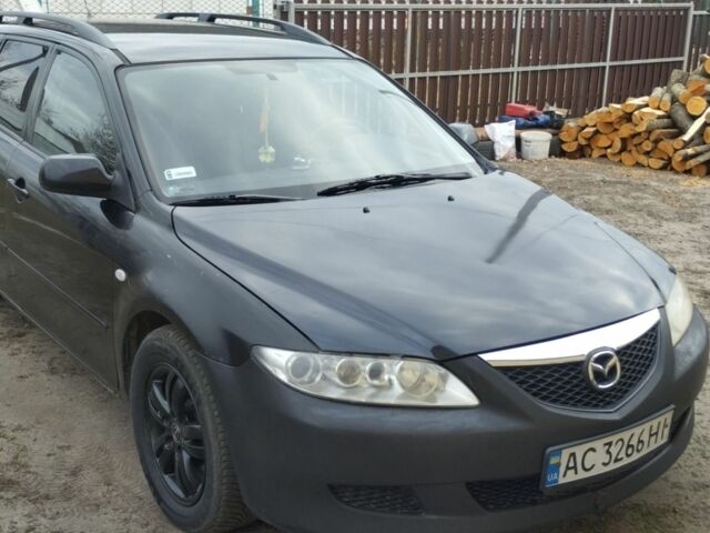 Чорний Мазда 6, об'ємом двигуна 2 л та пробігом 390 тис. км за 2850 $, фото 1 на Automoto.ua