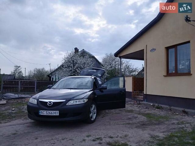 Чорний Мазда 6, об'ємом двигуна 2 л та пробігом 390 тис. км за 3300 $, фото 1 на Automoto.ua