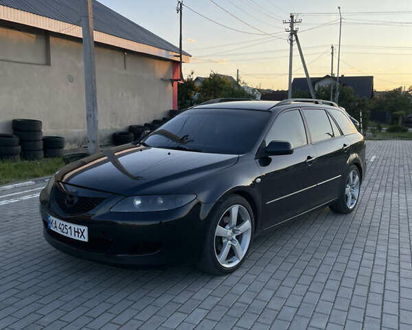Черный Мазда 6, объемом двигателя 2 л и пробегом 500 тыс. км за 3300 $, фото 1 на Automoto.ua