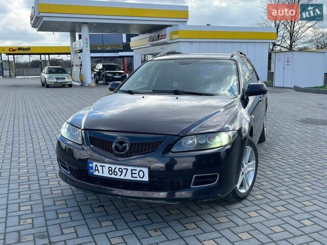 Черный Мазда 6, объемом двигателя 2 л и пробегом 350 тыс. км за 2350 $, фото 1 на Automoto.ua