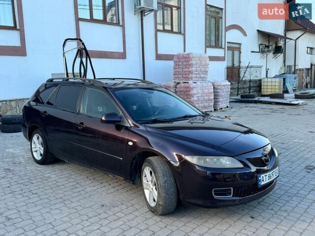 Черный Мазда 6, объемом двигателя 2 л и пробегом 350 тыс. км за 2200 $, фото 1 на Automoto.ua