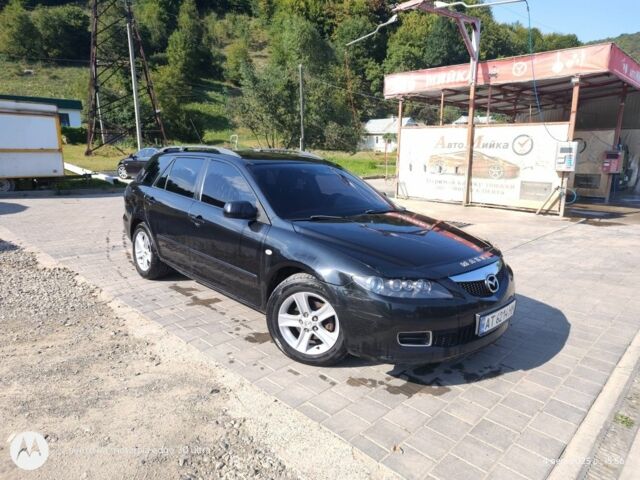 Черный Мазда 6, объемом двигателя 2 л и пробегом 273 тыс. км за 3700 $, фото 1 на Automoto.ua