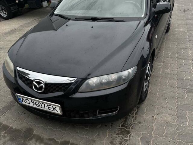 Чорний Мазда 6, об'ємом двигуна 2 л та пробігом 240 тис. км за 4900 $, фото 1 на Automoto.ua