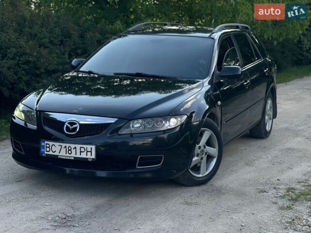 Черный Мазда 6, объемом двигателя 2 л и пробегом 350 тыс. км за 2900 $, фото 1 на Automoto.ua
