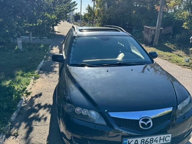 Чорний Мазда 6, об'ємом двигуна 2 л та пробігом 342 тис. км за 4200 $, фото 1 на Automoto.ua