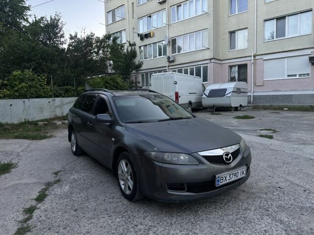 Чорний Мазда 6, об'ємом двигуна 2 л та пробігом 100 тис. км за 1902 $, фото 1 на Automoto.ua