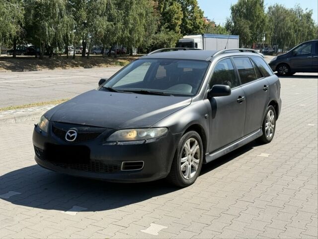 Чорний Мазда 6, об'ємом двигуна 2 л та пробігом 250 тис. км за 1655 $, фото 1 на Automoto.ua