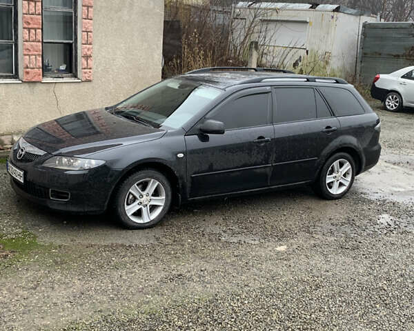 Чорний Мазда 6, об'ємом двигуна 2 л та пробігом 190 тис. км за 6000 $, фото 1 на Automoto.ua