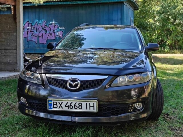 Чорний Мазда 6, об'ємом двигуна 2 л та пробігом 376 тис. км за 4999 $, фото 1 на Automoto.ua