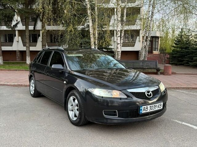 Чорний Мазда 6, об'ємом двигуна 2 л та пробігом 287 тис. км за 4600 $, фото 1 на Automoto.ua