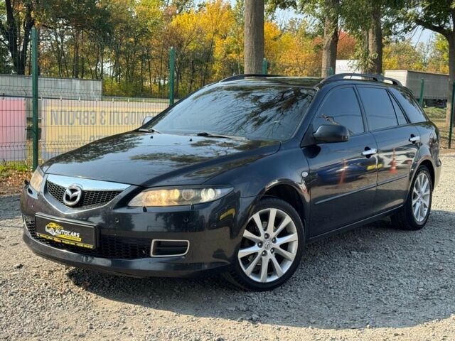 Чорний Мазда 6, об'ємом двигуна 2.3 л та пробігом 221 тис. км за 5500 $, фото 1 на Automoto.ua
